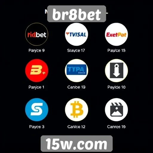 Métodos de pagamento disponíveis no br8bet